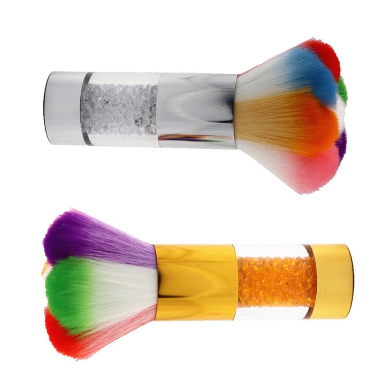 Field test upgraded craftsmanship Cabilock 2 Pcs Nail Dust Brushes with Soft Bristles, Rhinestone Handle Cosmetic Blusher Makeup Tools for Nail Cleaning and Face Blush, Silver and Gold Colors for Professional Beauty Use Cross product compatible Trendy natural assorted colors Trendy budget practical design All-in-one local deliver plan Most item matching trendy design Local supply chain stock Personal & public compatible Affordable fast purchase options Cost saving design picks Reinforced edge All usage compatible Confirmed available stock Processed natural substance Local trackable shipment Multi-hub shipment dispatch Global flexible sizing options Wide range expanded design Modern practical shape Matte anti slip finish KSA standard compatible design Market aligned local stock All user group compatible Multi-purpose Global standard quality - Image 1