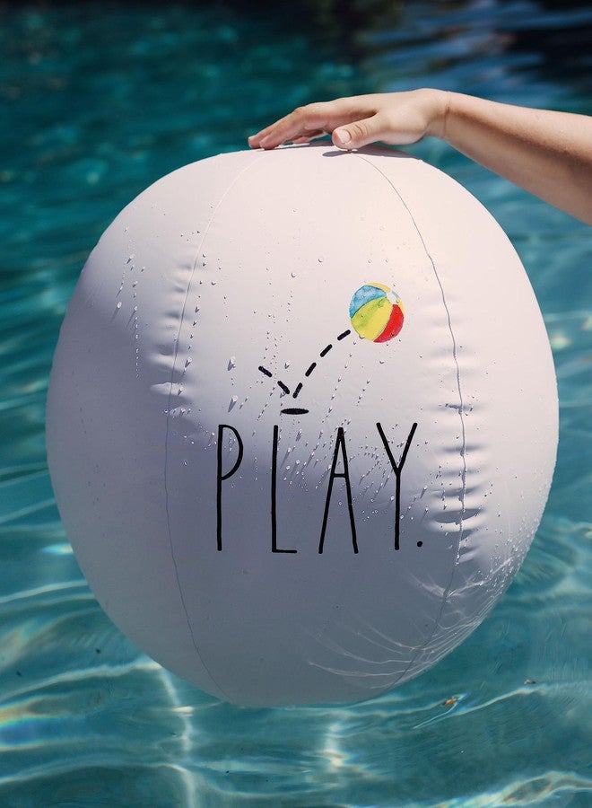 Coconut Float Rae Dunn x Large 27 Inch Inflatable Beach Ball - Play Theme - Great for Summer Parties & Swim Events (Play.) - Image 4