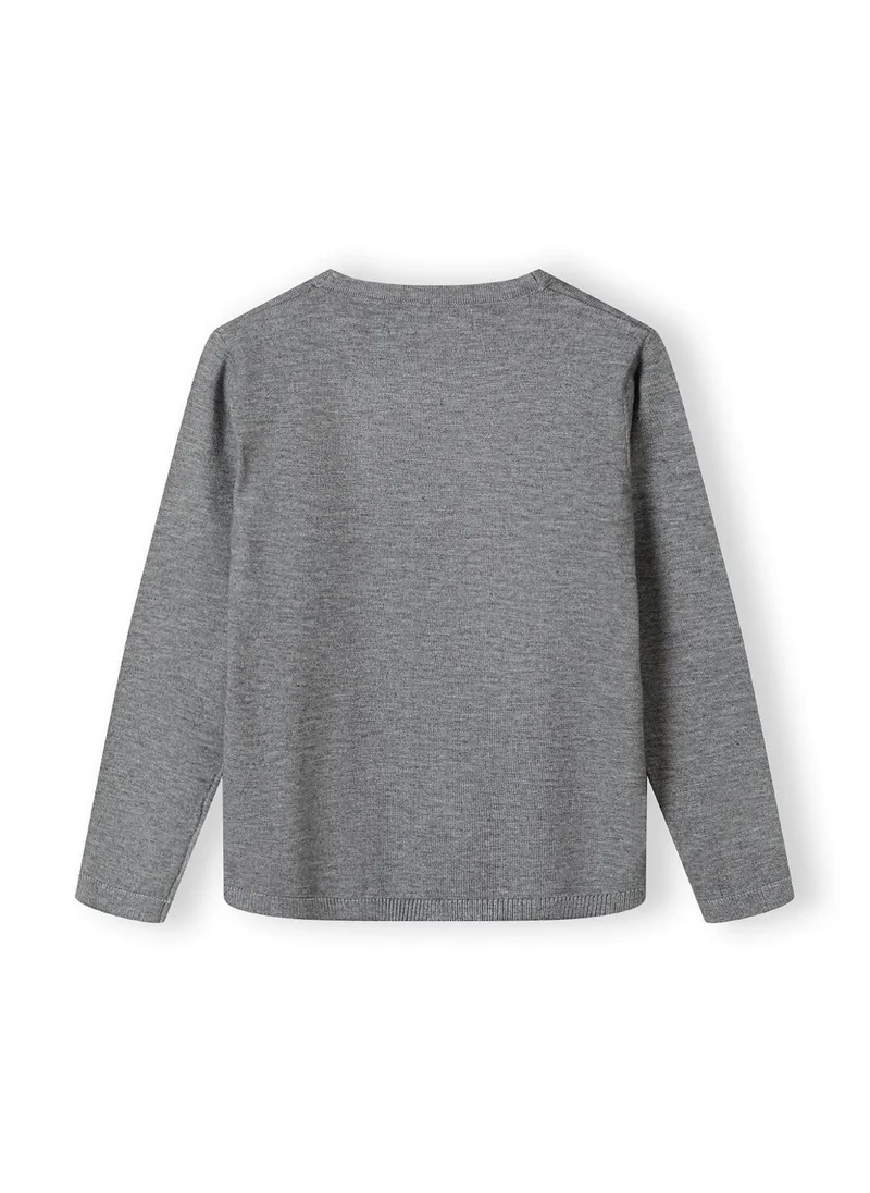 MINOTI Kids Boys Fine Knit Sweater Cardigan with Buttons