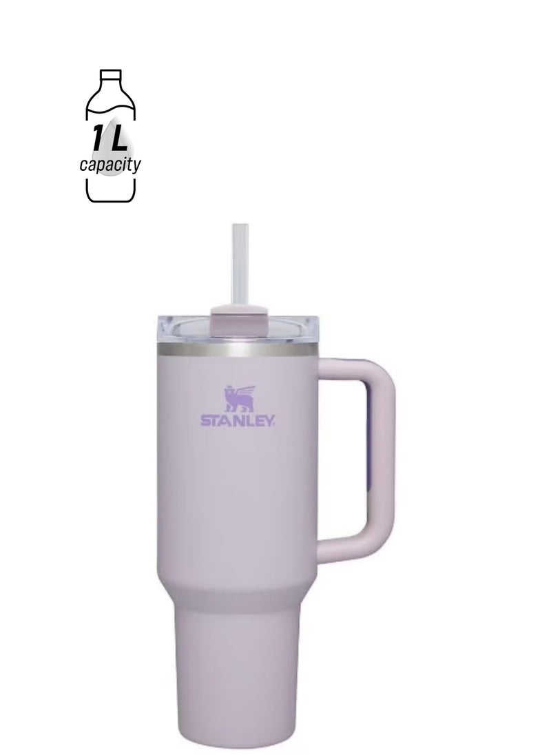 Stanley - Quencher H2.0 FlowState Stainless Steel Vacuum Insulated Tumbler with Lid and Straw for Water, Iced Tea or Coffee, Smoothie and More, 40Ounce Stainless Steel 32x15x 10cm Purple - Image 1