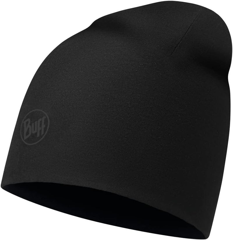 Buff Men's Solid Microfiber Polar Hat - Black - Image 1