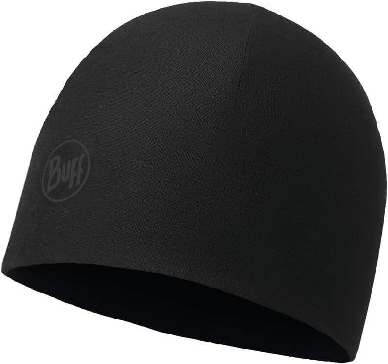 Buff Men's Solid Microfiber Polar Hat - Black - Image 2