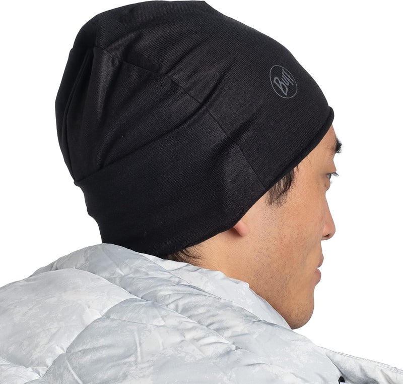 Buff Men's Solid Microfiber Polar Hat - Black - Image 5
