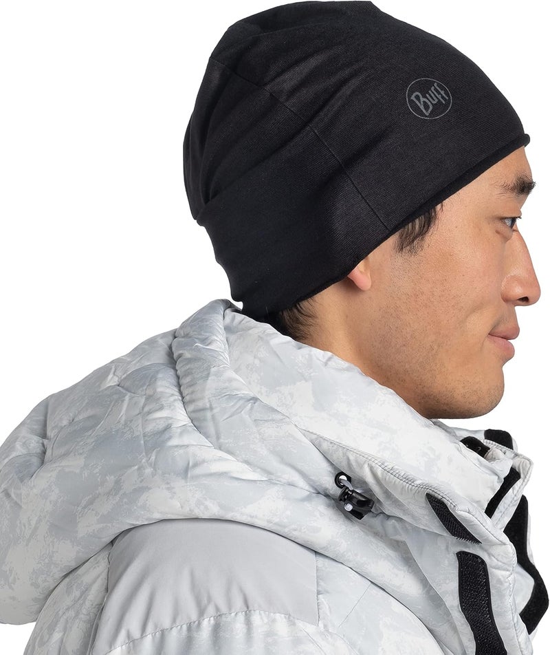 Buff Men's Solid Microfiber Polar Hat - Black - Image 4