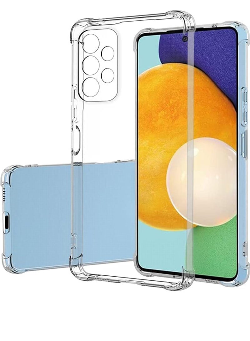 MIGOFAST Samsung Galaxy A53 5G Clear Cover Case soft TPU Transparent Silicone Gel Back Protective Case shock Absorbent Reinforced Corner - Image 1
