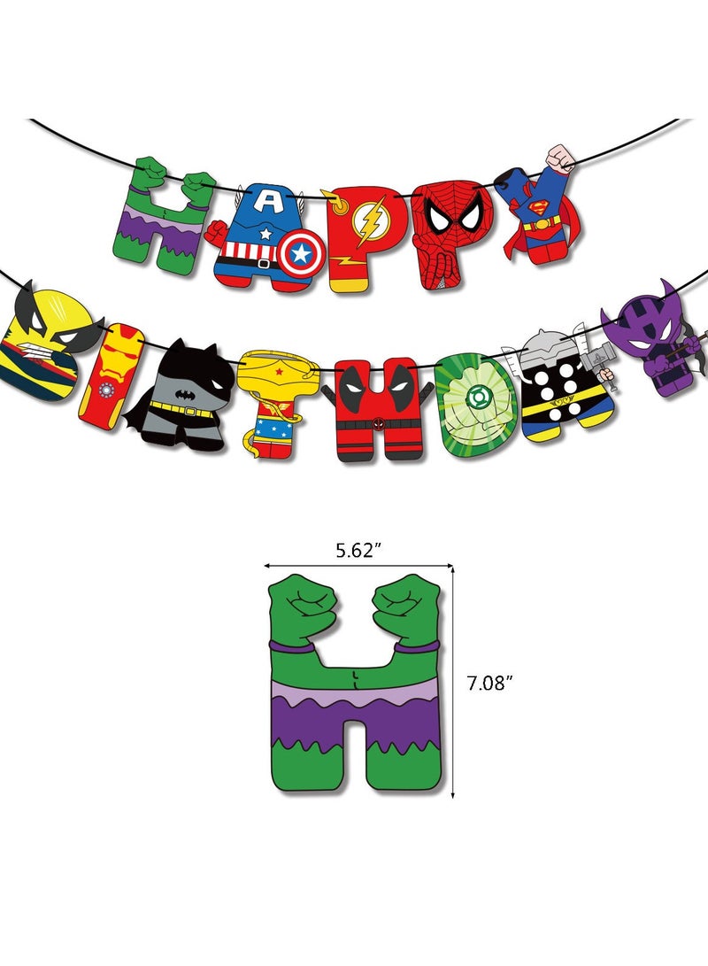 Spider-Man Super Heroes League Birthday Party Decoration Set, Balloon Banner Supplies Spider-Man Boy Men Kids Happy Birthday Balloon Party Decoration Set Baby Shower Kids Boys Birthday Party Decorations - Image 3