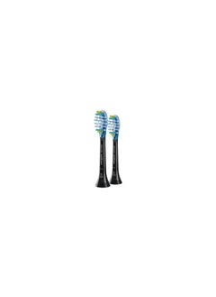 PHILIPS SONICARE Pack of 2 Sonicare Diamond Clean Brush Head Black 36grams  - Image 1