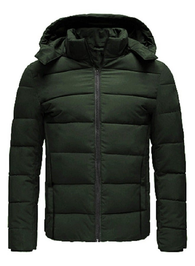 general Bomber Jacket with Removable Hood For Men - Image 1