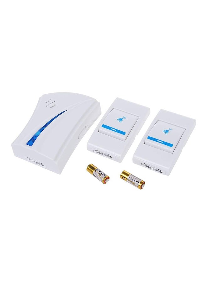 Plastic Remote Control Double Wireless Doorbell