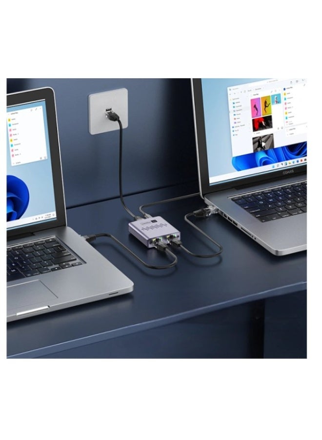 Haing Gigabit Ethernet Splitter High Speed 1 in -2out 1000MBPS - Image 5