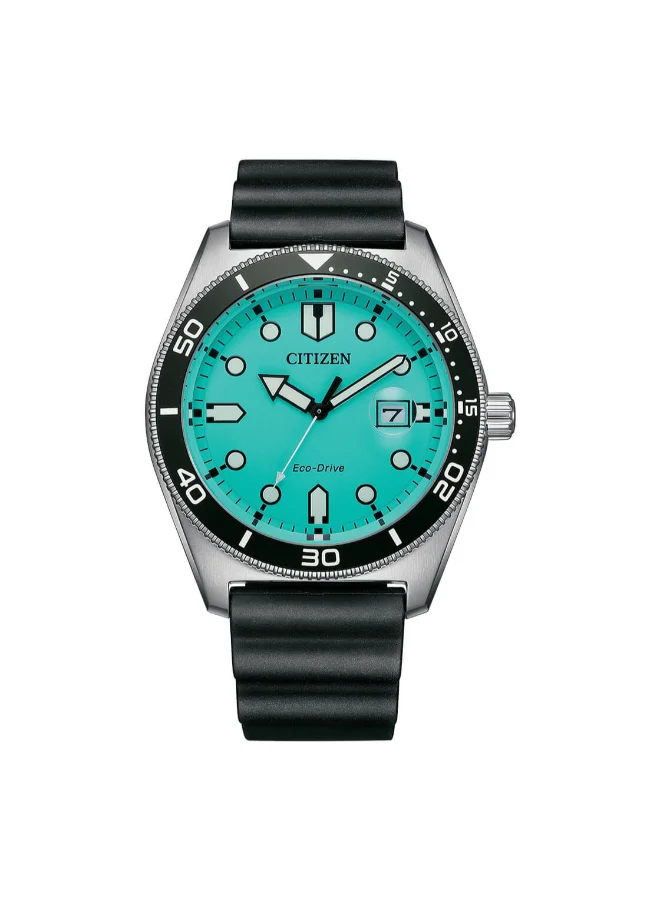 CITIZEN Men's Polyurethane Eco-Drive Standard Watch AW1760-14X - 43 mm