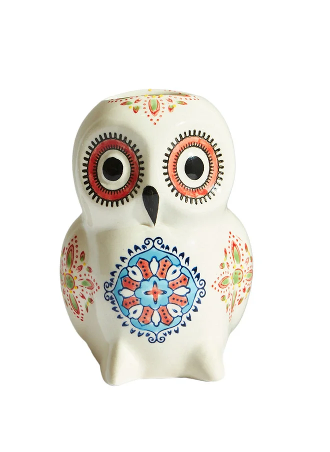 Chumbak Boho Chakras Owl Vase