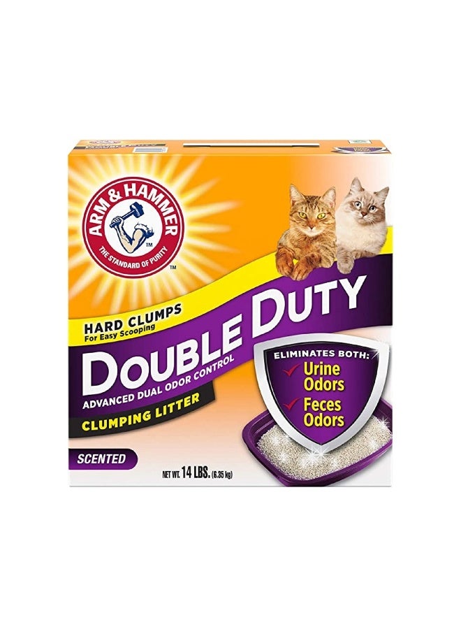 Arm & Hammer رمل قطط أرم & هامر مزدوج الواجب - 6.35 كجم