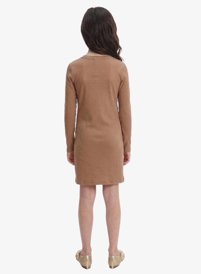 CALVIN KLEIN kids logo mini bodycon dress - Image 2