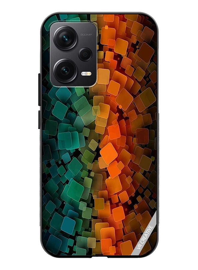 VR CREATIVE Protective Case Cover For Xiaomi Redmi Note 12 Discovery Abstract Design Multicolour - Image 1