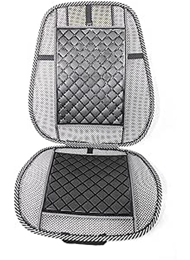 Generic Car Driver Seat Cushion Breathable Mesh Cooling Seat Cover Back Massage Cushion for Car Auto Truck  - Image 1