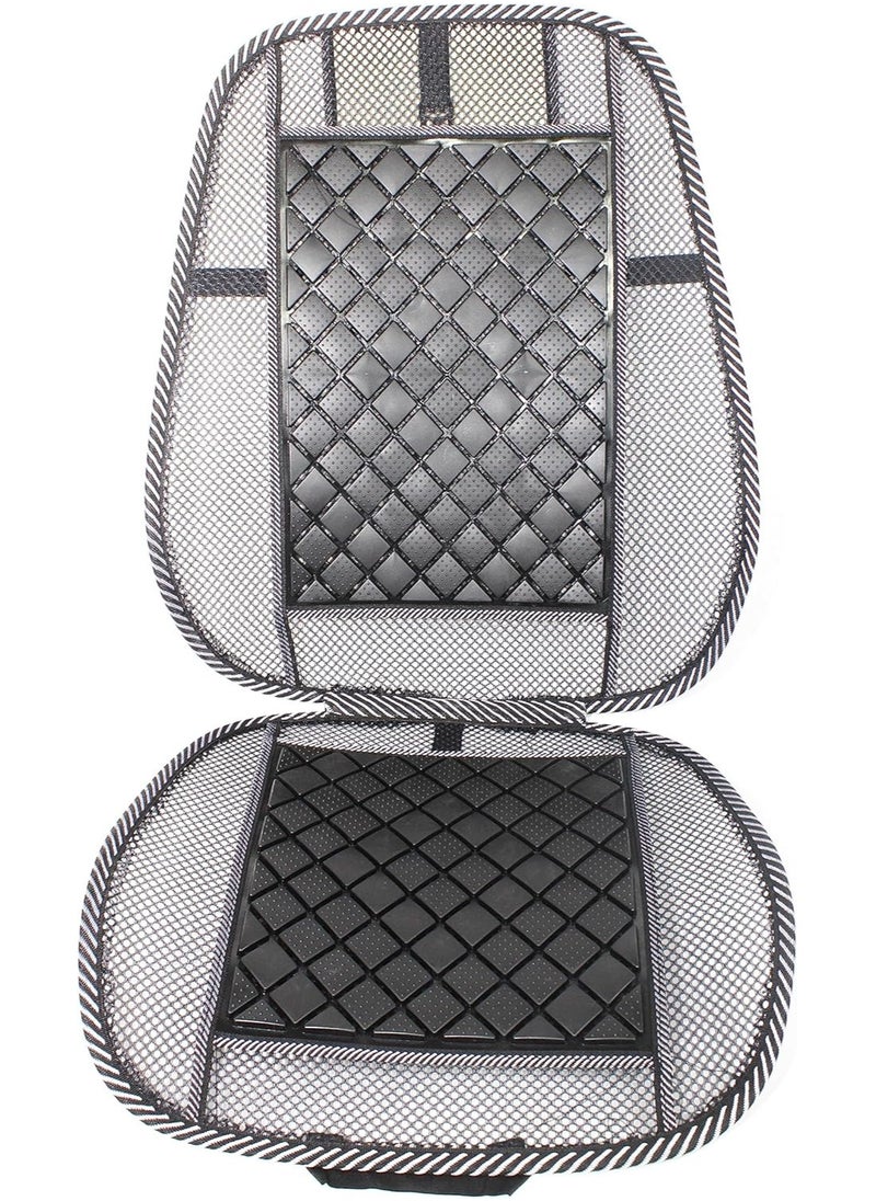 Generic Car Driver Seat Cushion Breathable Mesh Cooling Seat Cover Back Massage Cushion for Car Auto Truck  - Image 2