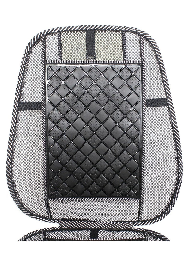 Generic Car Driver Seat Cushion Breathable Mesh Cooling Seat Cover Back Massage Cushion for Car Auto Truck  - Image 3