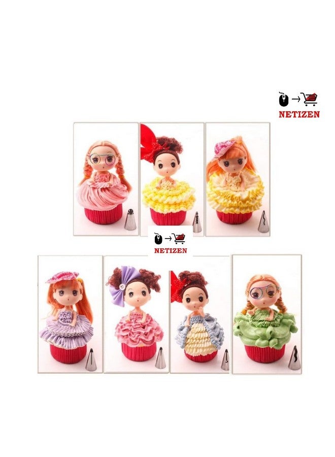 Netizen 24 pcs Stainless Steel Nozzles Set for Cake Decorating for Icing on cakes, cupcakes and pastry, cake nozzle set, nozzle set, cake making set, nozzle for cake etc - Image 3