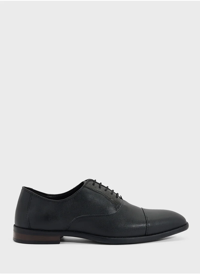 Robert Wood Croc Print Driver Loafers