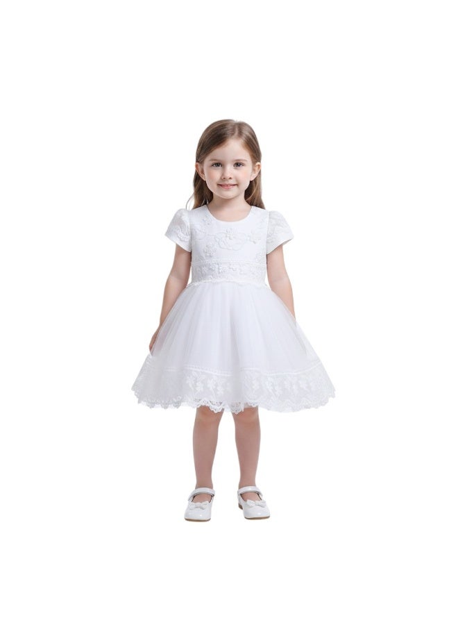 D'Daniela Floral Lace Dress - Image 1