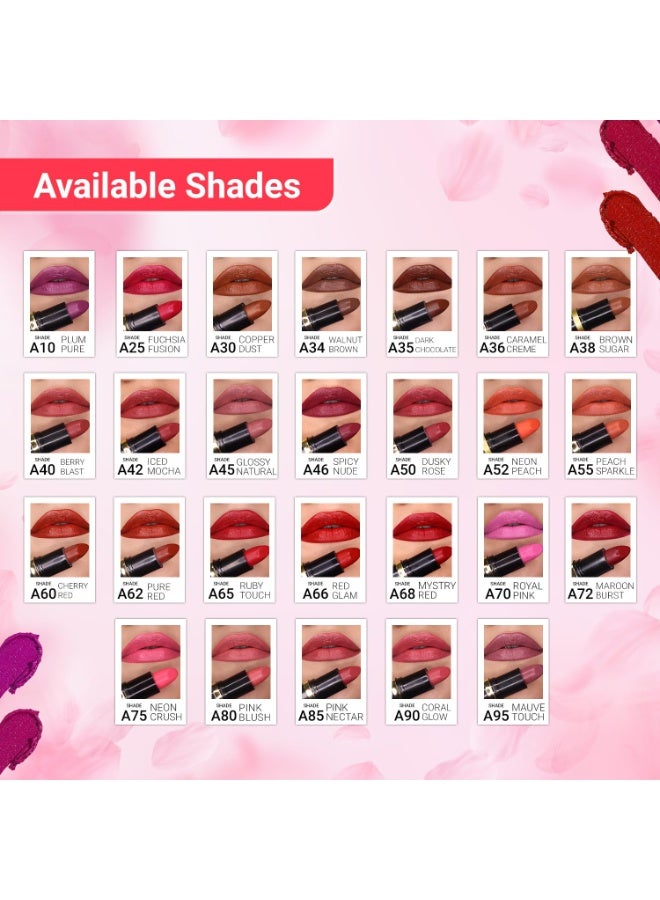 إيبا أحمر شفاه إيبا بيور ليبس المرطب للنساء - A36 كريم كراميل، 4 غرام | لمعان فائق، لمسة نهائية كريمية، وملمس ناعم | شفاه مرطبة | معزز بفيتامين هـ وزيت جوز الهند وزبدة الشيا | لون كثيف وصبغة غنية | مكياج الشفاه - Image 3