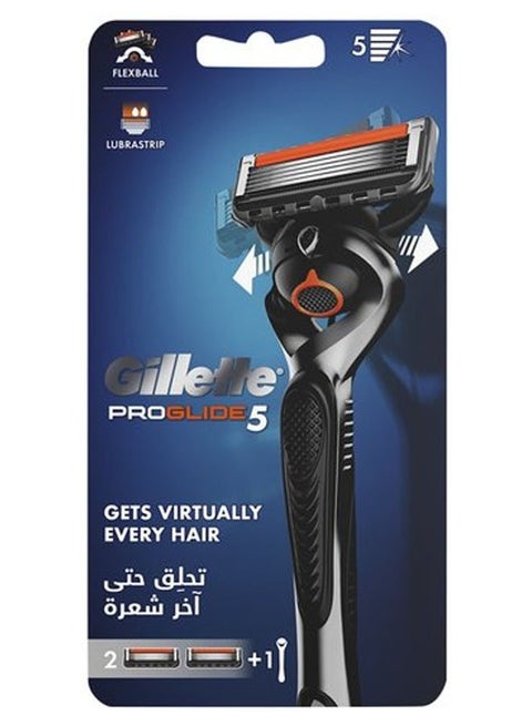 Gillette FUSion5 Proglide Men's Razor With Flexball Technology + 1 Razor Blade Refill