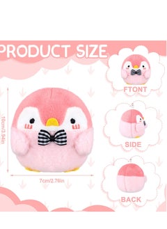 Excefore 9 PCS Penguin Stuffed Plush Toys with Keychain, Hanging Penguin Toys Penguin Party Decorations, Suitable for Girl Boy Penguin Pendant Party Favor Gift (4.3 Inch）  - Image 2