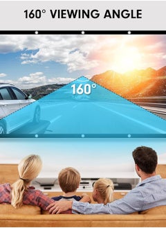 Adando Adando Projector Screen Portable Projector Screen with 16:9 HD 4K Screen Foldable Projector Screen Anti-Crease Projector Screen 100 inches with Carry Bag for School/Home/Theatre/Cinema/Office  - Image 2