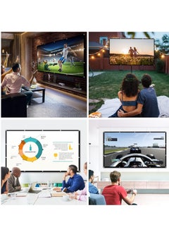 Adando Adando Projector Screen Portable Projector Screen with 16:9 HD 4K Screen Foldable Projector Screen Anti-Crease Projector Screen 100 inches with Carry Bag for School/Home/Theatre/Cinema/Office  - Image 5