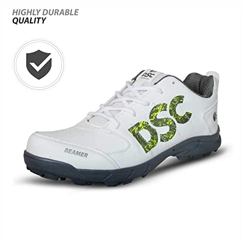 DSC حذاء كريكيت DSC Beamer للرجال والفتيان (خفيف الوزن | اقتصادي | متين | المقاس المملكة المتحدة: 5) رمادي - Image 5