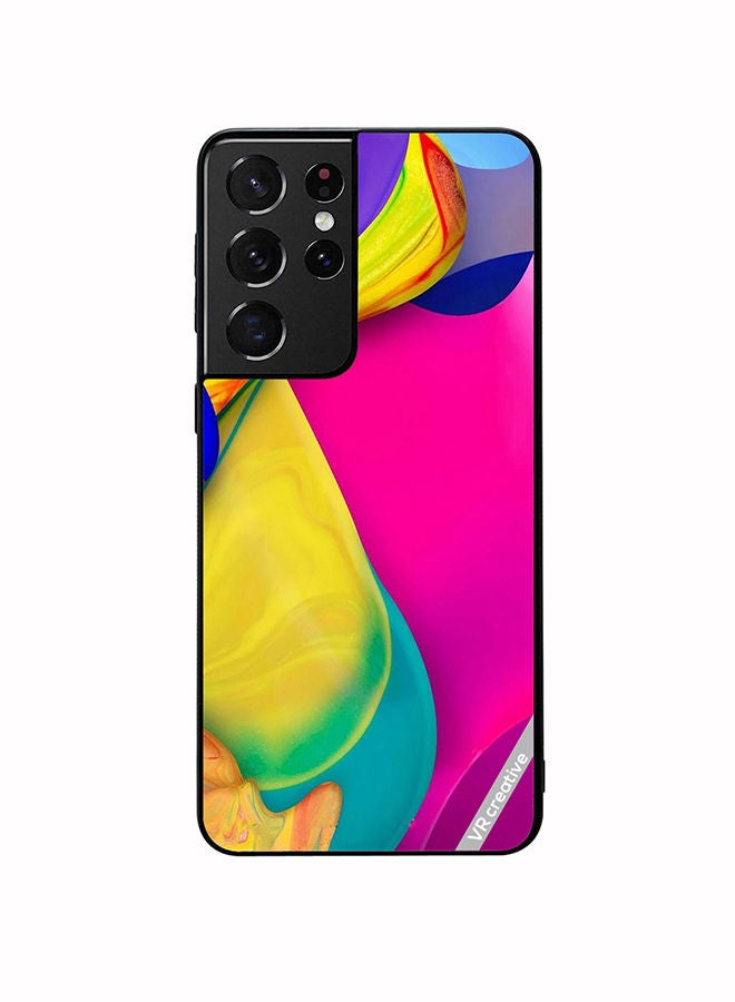 VR CREATIVE Protective Case Cover For Samsung Galaxy S21 Ultra 5G Multicolor Design - Image 1
