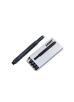 LAMY Safari Fountain Pen, Medium Nib + 5 Black Ink Cartridges (Matte Black)  - Image 3