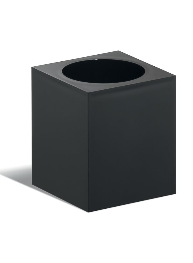 Durable Plastic Desk Pen Holder, Black, Organizer for Home Office - Image 2