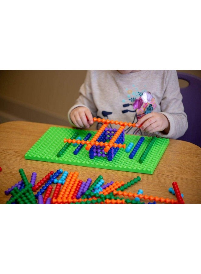 Popular Playthings Playstix Construction Toy Building Blocks Set 211 Piece Stem Kit - Image 2