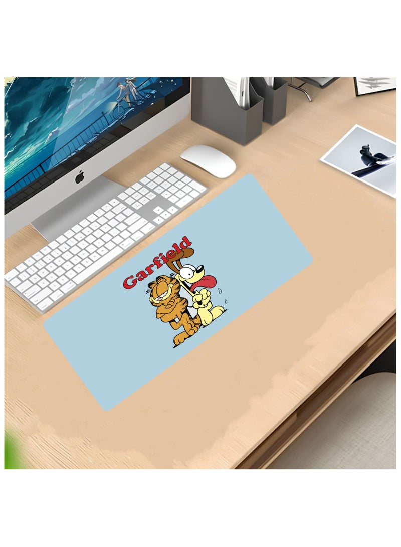 Anna 3D Garfield & Odie Anime Themed Anti-Slip Gaming Mouse Pad - 300x600x2mm - Image 2