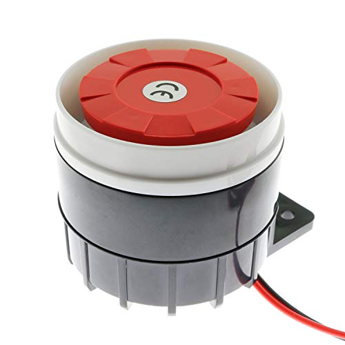 Maxmoral 1-Pack DC 12V 120dB Piezo Electronic Buzzer Alarm Horn Wired Siren for Home Security Alarm System - Image 2