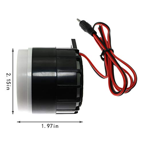 Maxmoral 1-Pack DC 12V 120dB Piezo Electronic Buzzer Alarm Horn Wired Siren for Home Security Alarm System - Image 4