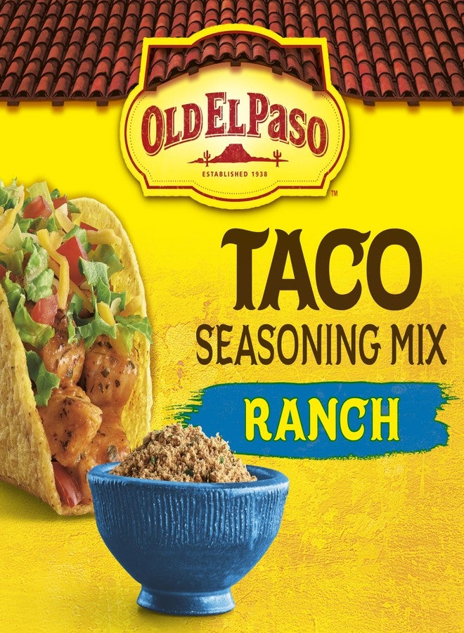 Old El Paso Taco Seasoning Mix, Ranch Flavored, 0.85 oz - Image 2