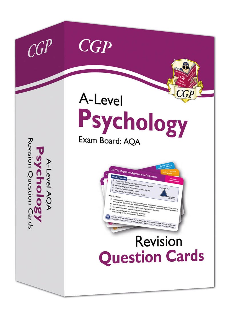 New A-Level Psychology AQA Revision Question Cards  - Image 1