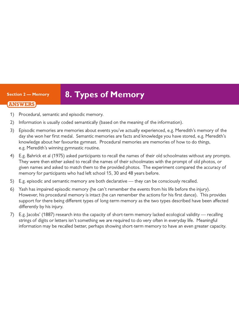 New A-Level Psychology AQA Revision Question Cards  - Image 4