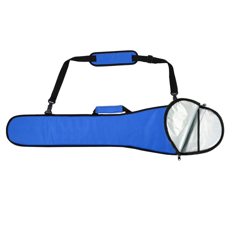 Kayak Paddle Storage Bag: Blue, Full Length Padded Protection - Nylon Divider, Clear Exterior Pouch For Kayak Accessories - Image 3