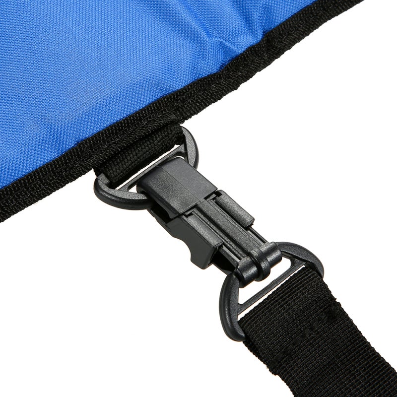 Kayak Paddle Storage Bag: Blue, Full Length Padded Protection - Nylon Divider, Clear Exterior Pouch For Kayak Accessories - Image 5