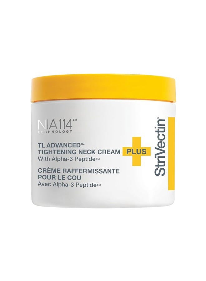 Strivectin TL Advanced Tightening Neck Cream PLUS - 3.4 oz - Tighten and Lift Neck Cream, Visibly Reduces Sagging and Crepey Skin, Improves Décolleté Lines and Wrinkles for Smooth, Youthful Skin - Image 1