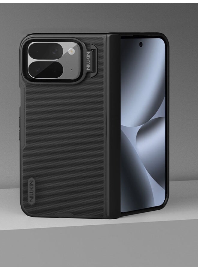 general CamShield Prop Case for Google Pixel 10 Pro Fold – Shockproof Dual-Layer Cover with Transparent Black Flip Lens Protection, Matte Anti-Slip Finish & Drop-Resistant Design - Image 1