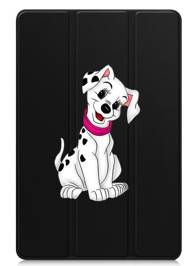Theodor Protective Flip Case For Apple iPad Pro 13 (2024) With Trifold Stand Auto Wake Sleep Shockproof Cover Dog Dab - Image 1