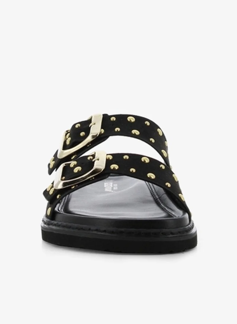 SJ Women's Embellished Slip-On Slide Sandals