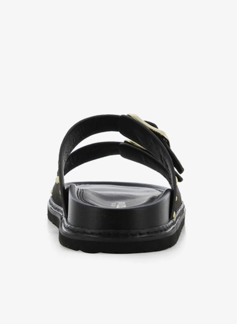 SJ Women's Embellished Slip-On Slide Sandals