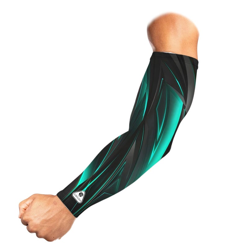 SUBHUSHA Arm Sleeve Unisex Sports Compression Sun Protection UV UPF 50 Cooling Sleeve Tattoo Cover Up Men & Women Cycling Cricket Biking Riding Golf Football Basketball & Running DP13 - Image 2