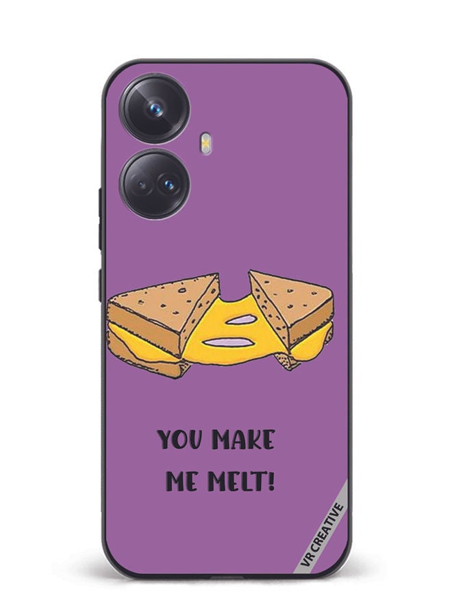 VR CREATIVE Protective Case Cover For Realme 10 Pro Plus You Make Me Melt Design Multicolour - Image 1